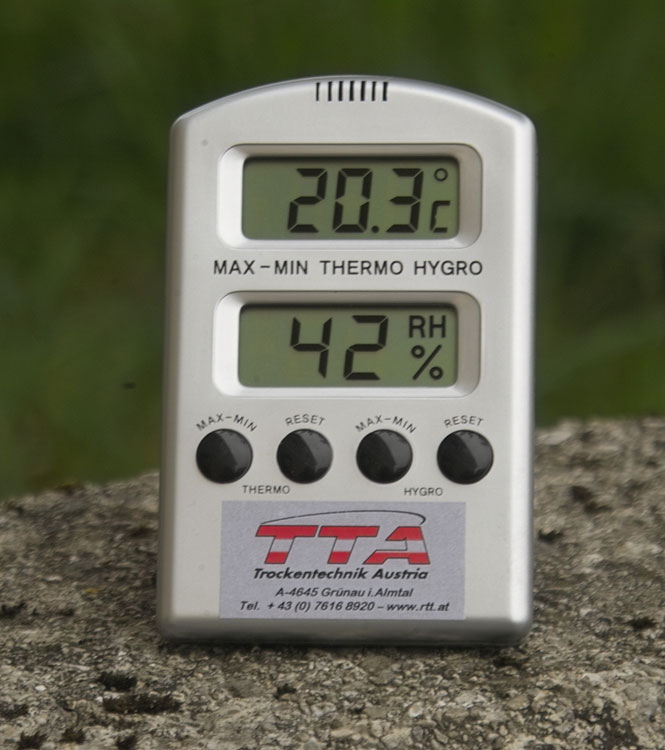 Temperatur- und Feuchtemessgerät